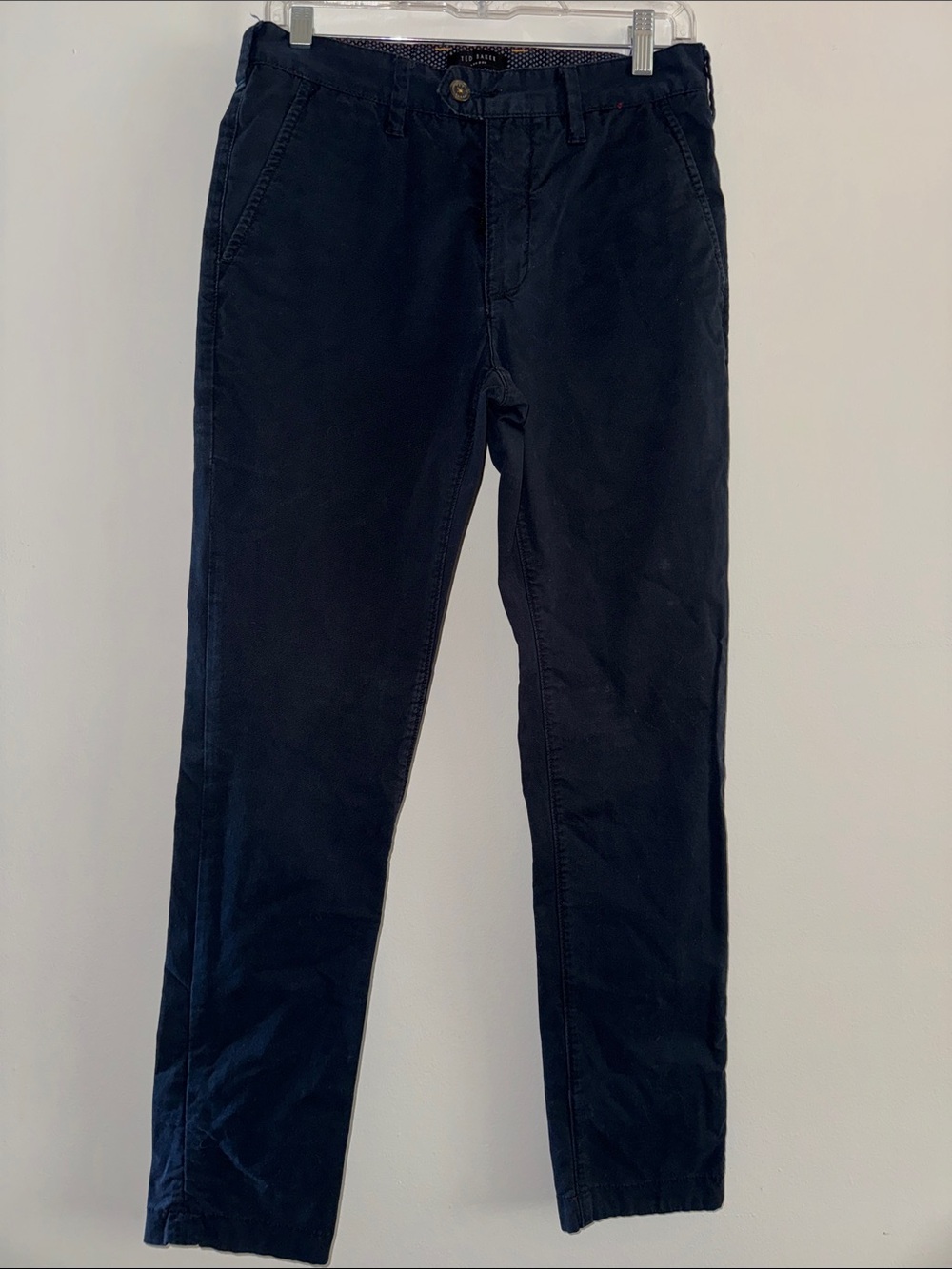 Ted Baker Navy Slim Fit Chinos